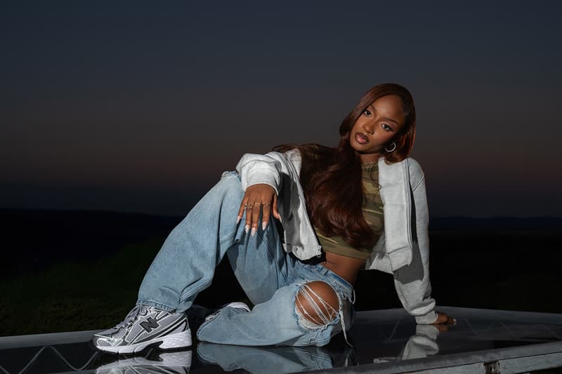 jd sports new balance 740 sneaker footwear streetwear sneakers collaboration partnership ayra starr colorways launch event london exclusive