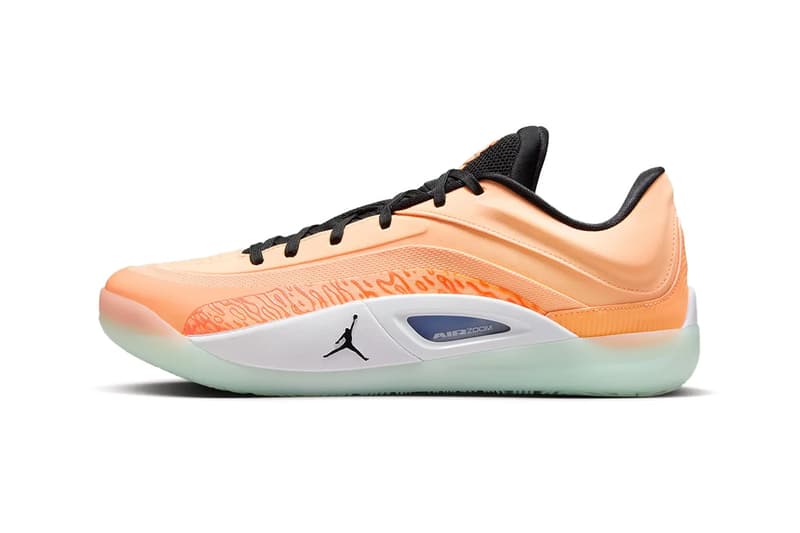 Jordan Zion 4 "Forged in Fire" Peach Cream/Black-White-Total Orange FB1802-800 zion williams michael jordan brand basketball nba player new orleans pelicans swoosh nike 