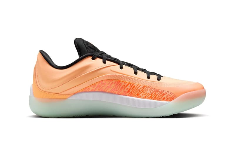 Jordan Zion 4 "Forged in Fire" Peach Cream/Black-White-Total Orange FB1802-800 zion williams michael jordan brand basketball nba player new orleans pelicans swoosh nike