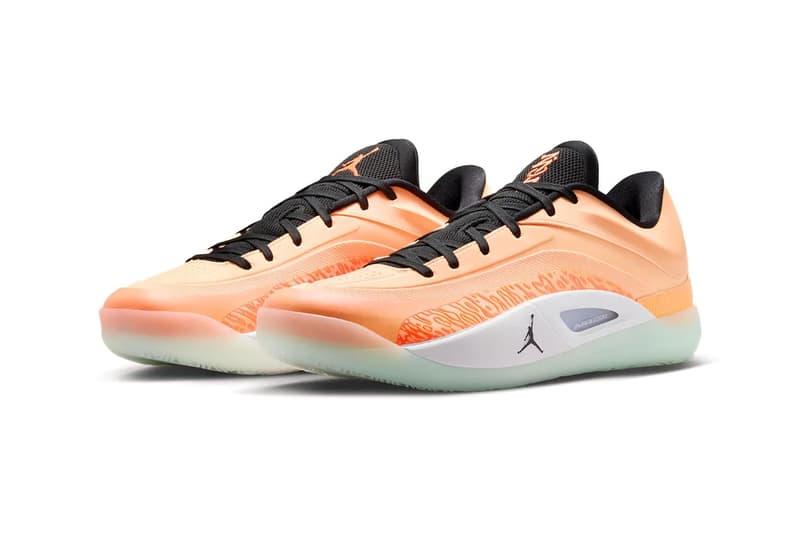 Jordan Zion 4 "Forged in Fire" Peach Cream/Black-White-Total Orange FB1802-800 zion williams michael jordan brand basketball nba player new orleans pelicans swoosh nike