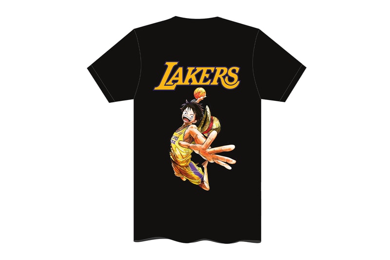 Los Angeles Lakers Team Up With 'One Piece' for Limited-Edition Collaborative T-Shirt image