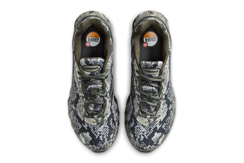 Nike Air Max DN8 “Snakeskin” Release Info First Look Dynamic Air midsole Swoosh snake print pattern HV8476-300