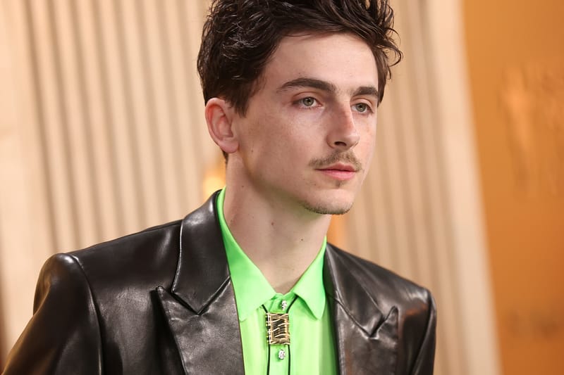 Wrist Check: Timothée Chalamet Wore a $25,000 USD Cartier Watch as a Bolo Tie to the 2025 SAG Awards