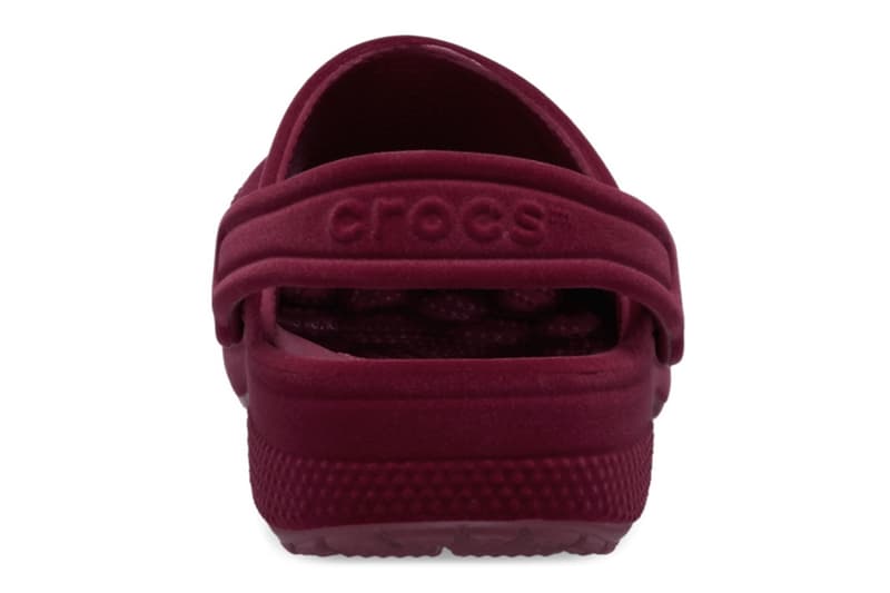 Crocs Drops "Velvet Pack" Classic Clogs black maroon 211878-6XH 211877-001 smooth softer 