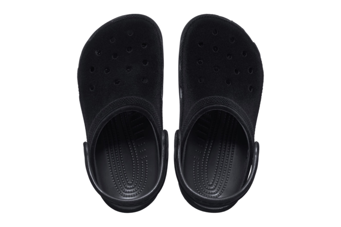 Crocs Drops "Velvet Pack" Classic Clogs black maroon 211878-6XH 211877-001 smooth softer 