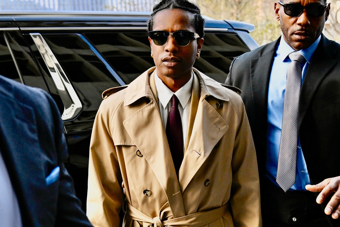 Asap Rokky ASAP Rocky Wears Saint Laurent for Not Guilty Verdict | Hypebeast
