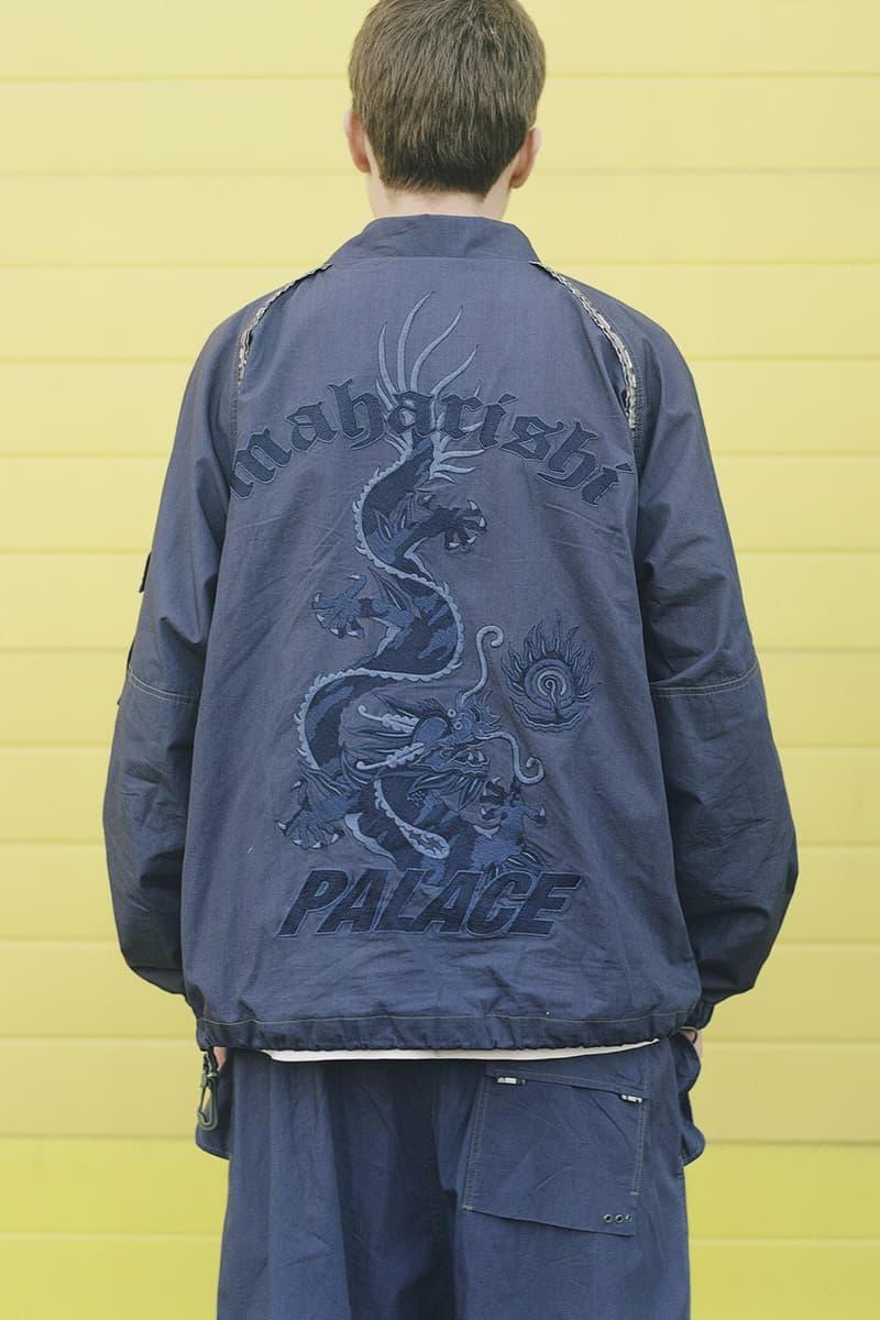 palace Maharishi exclusive collaboration release date information