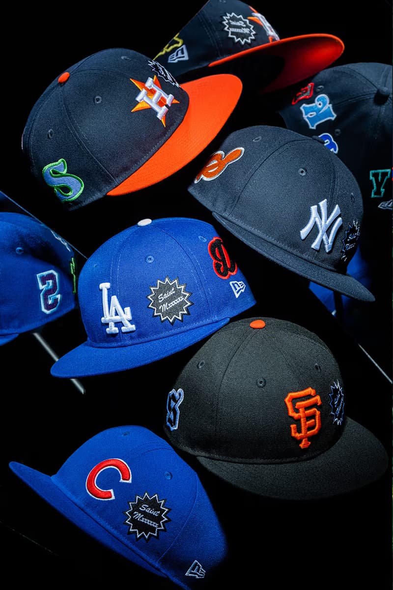 SAINT Mxxxxxx New Era MLB colllaboration cap Collection Release Info