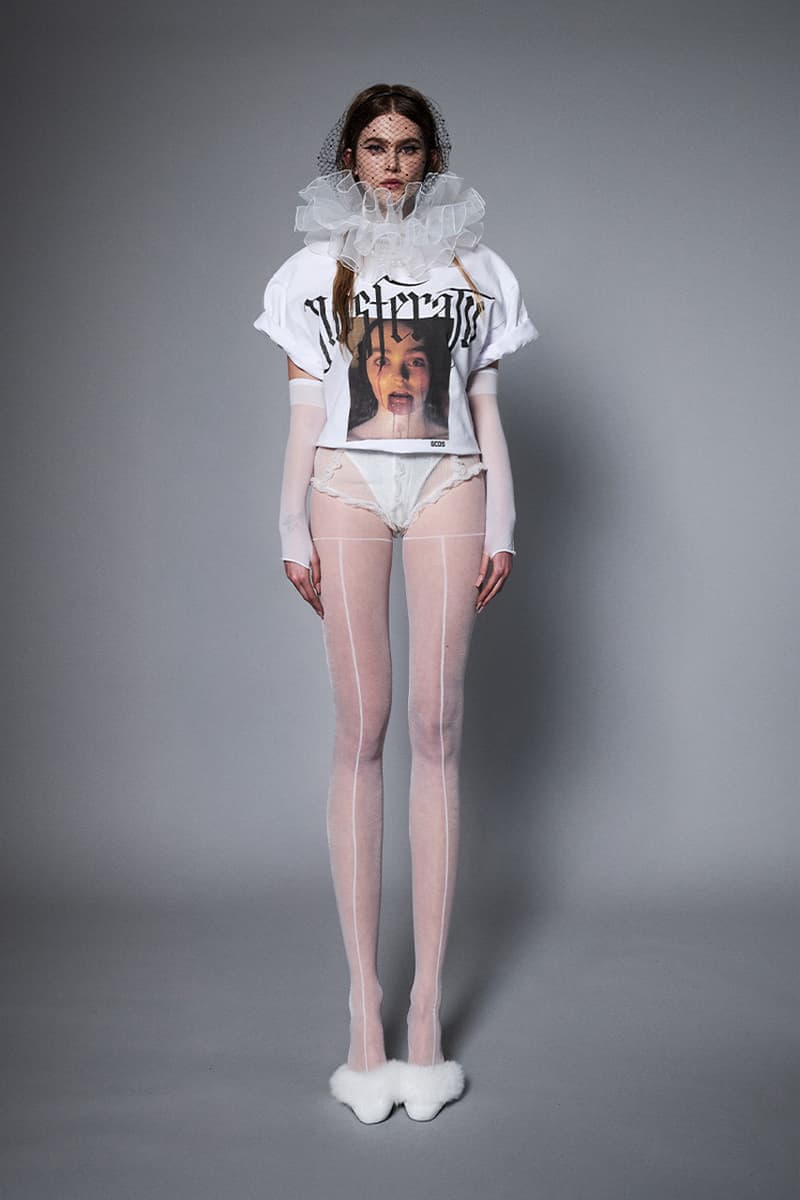 GCDS lily rose depp fall winter 2025 lookbook milan fashion week nosferatu limited edition t shirt
