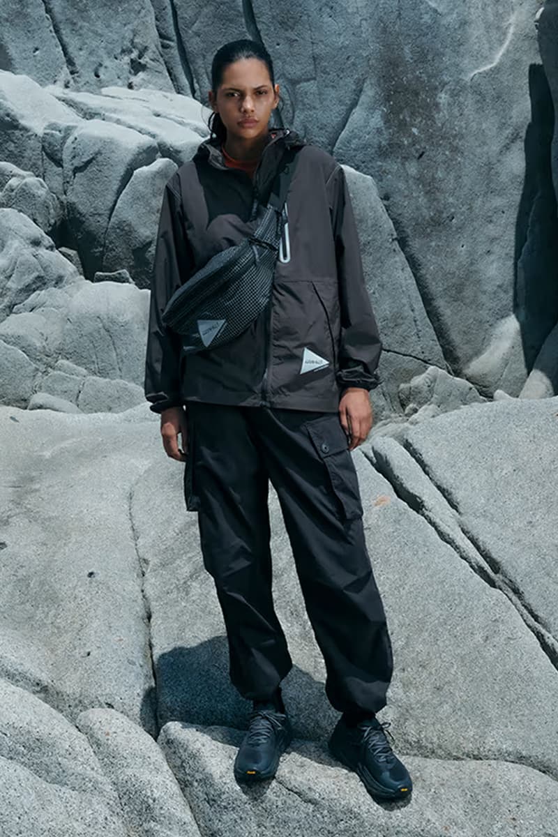 Gramicci x and wander Reveal Third Outdoor-Focused Collaboration climbing technical Ikeuchi Keita and Mori Mihoko nylon jacket windbreaker