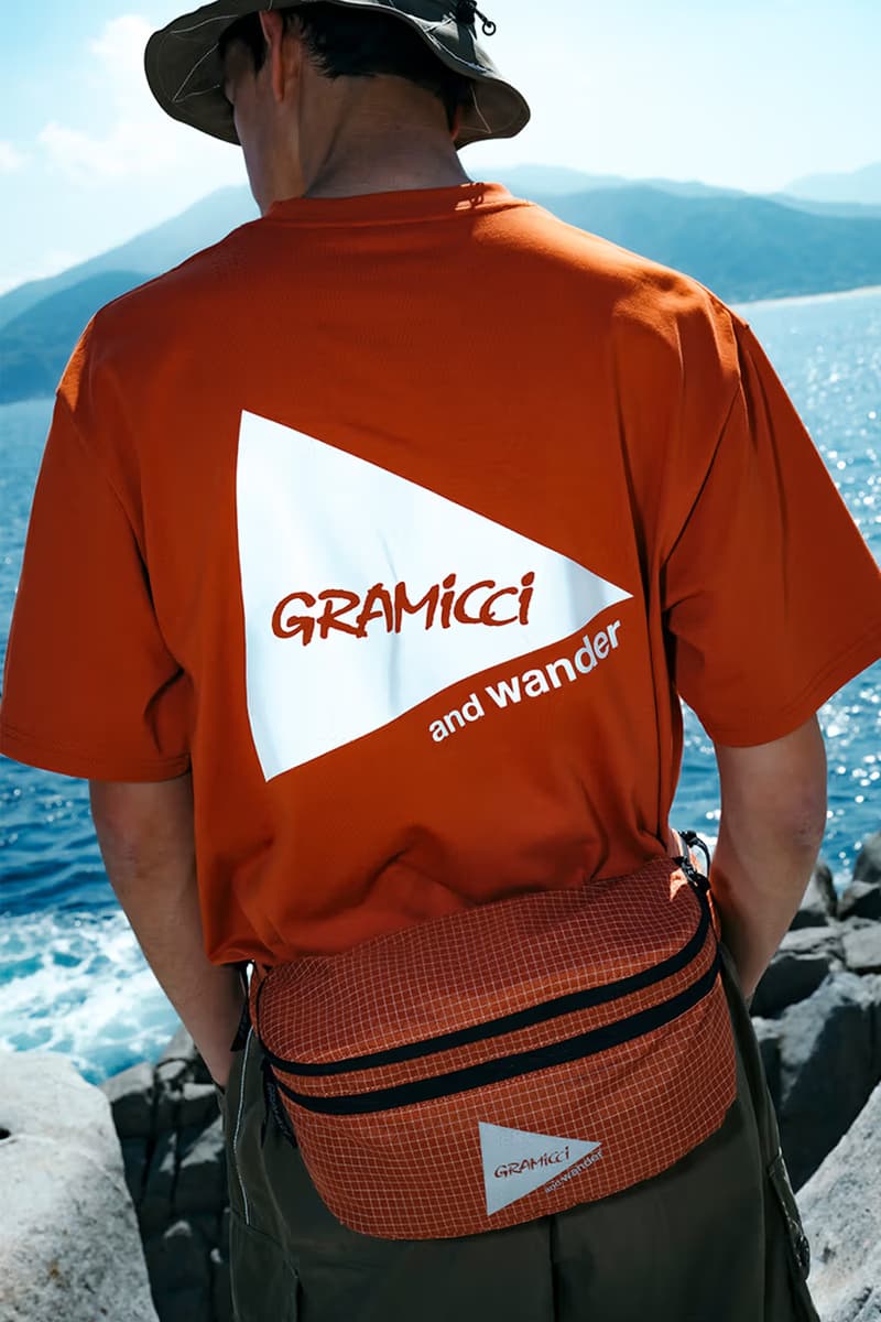 Gramicci x and wander Reveal Third Outdoor-Focused Collaboration climbing technical Ikeuchi Keita and Mori Mihoko nylon jacket windbreaker