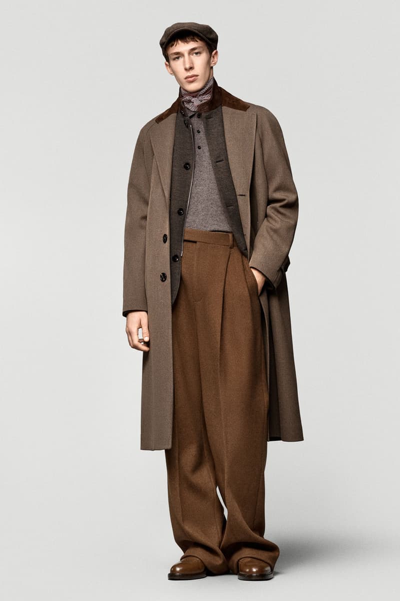 Loro piana fall winter 2025 2026 collection milan fashion week equestrian hunting jackets parka merino wool cashmere boots leather satin suit suede cheviot spagna jacket cape 