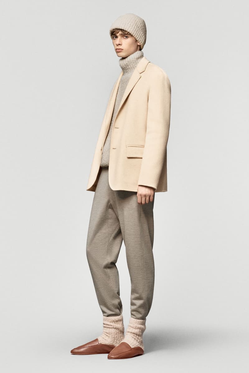 Loro piana fall winter 2025 2026 collection milan fashion week equestrian hunting jackets parka merino wool cashmere boots leather satin suit suede cheviot spagna jacket cape 