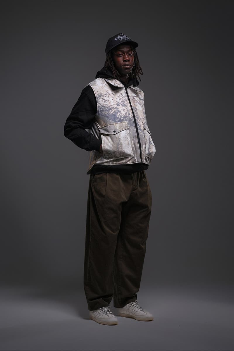 metalwood studio spring summer 2025 lookbook collection golf streetwear vest jacket pants t shirt polo striped camo hat los angeles la brea