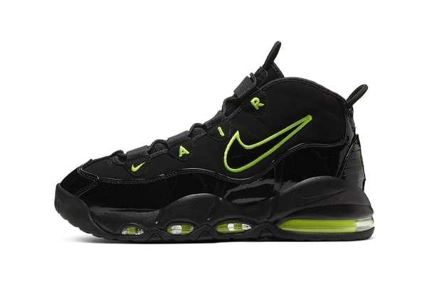 Nike Air Max Uptempo 95 "Black Volt" CK0892-001 Release Info swoosh archive sneaker high top basketball shoe 