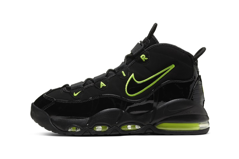 Nike Air Max Uptempo 95 "Black Volt" CK0892-001 Release Info swoosh archive sneaker high top basketball shoe 