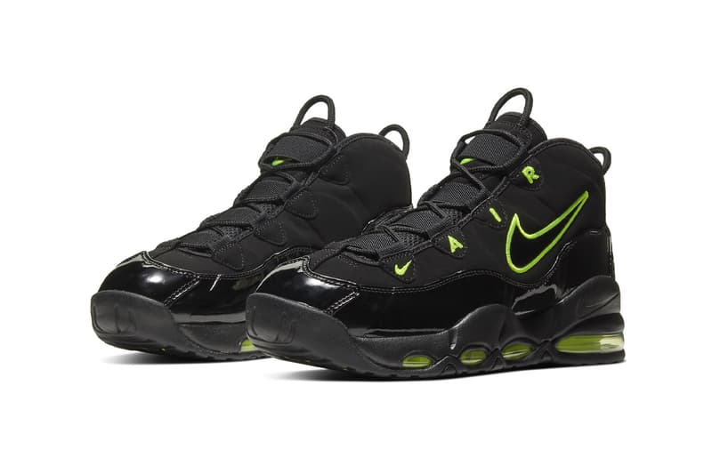 Nike Air Max Uptempo 95 "Black Volt" CK0892-001 Release Info swoosh archive sneaker high top basketball shoe 