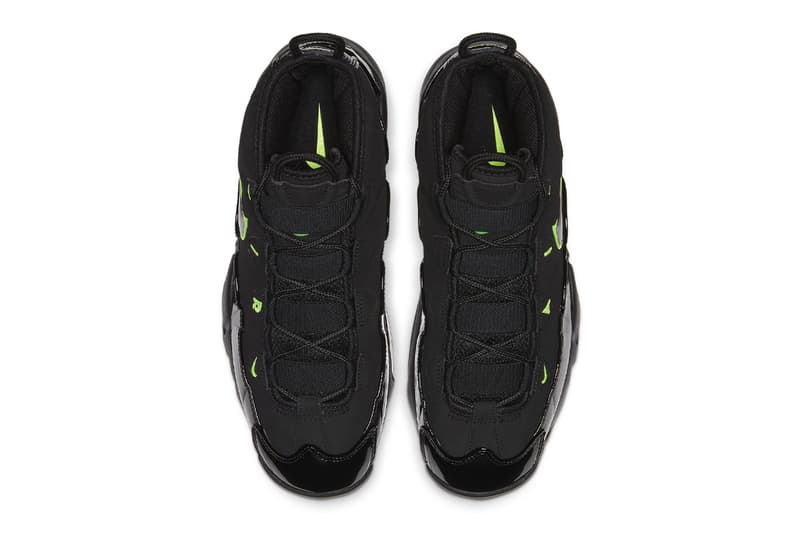 Nike Air Max Uptempo 95 "Black Volt" CK0892-001 Release Info swoosh archive sneaker high top basketball shoe 