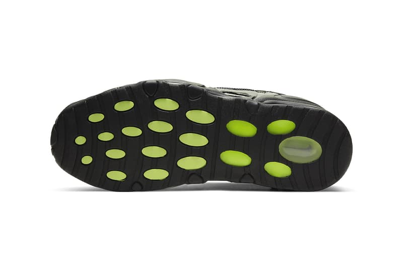 Nike Air Max Uptempo 95 "Black Volt" CK0892-001 Release Info swoosh archive sneaker high top basketball shoe