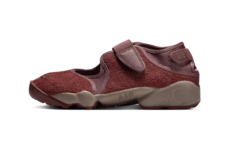 Nike Air Rift "Suede Pack" “Ironstone” “Photon Dust” “Parachute Beige” “Red Sepia” HQ1474-002 HQ1474-201 HQ1474-200 HQ1474-001 Release Info