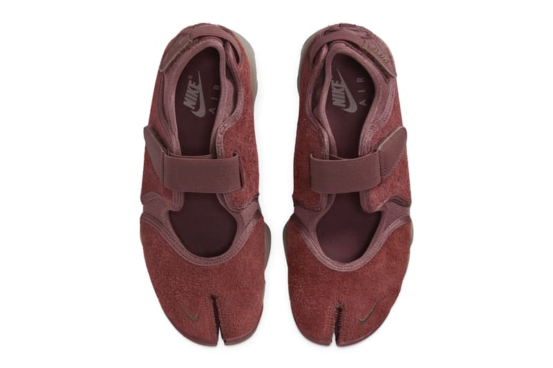 Nike Air Rift "Suede Pack" “Ironstone” “Photon Dust” “Parachute Beige” “Red Sepia” HQ1474-002 HQ1474-201 HQ1474-200 HQ1474-001 Release Info