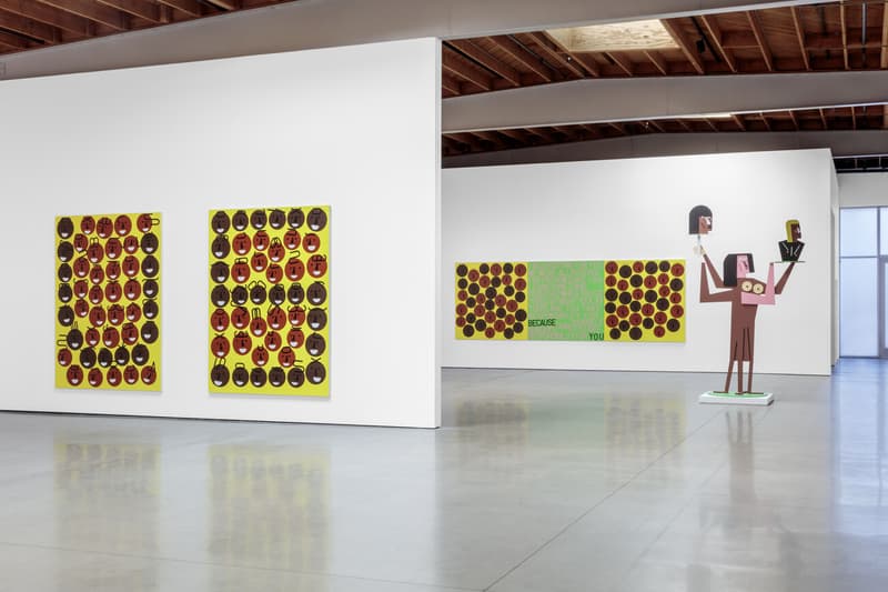 Nina Chanel Abney 'Winging It' Exhibition Jeffrey Deitch Gallery Los Angeles Info