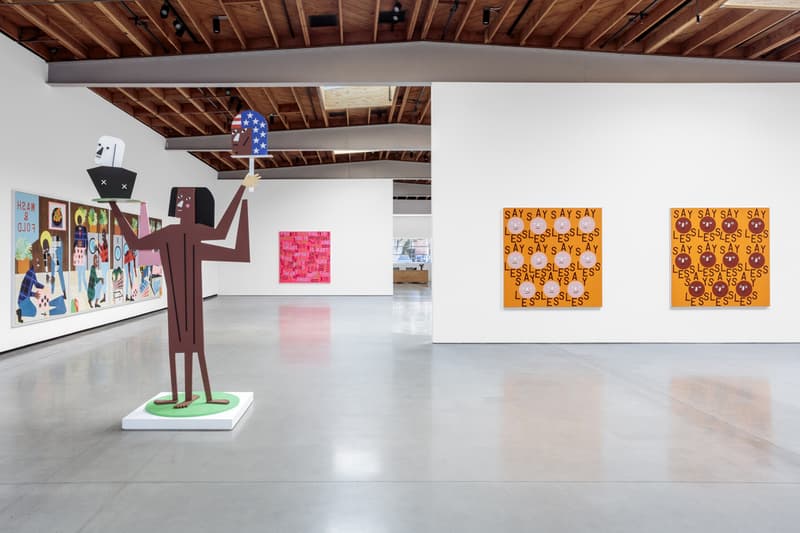 Nina Chanel Abney 'Winging It' Exhibition Jeffrey Deitch Gallery Los Angeles Info