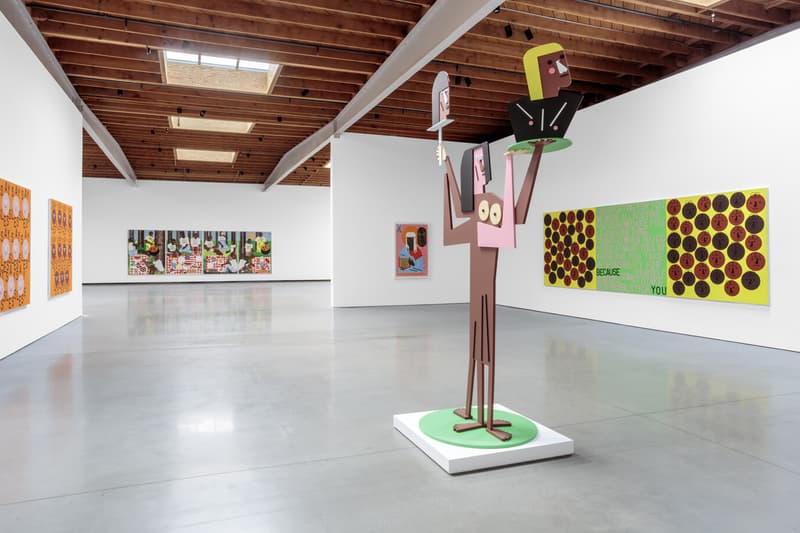 Nina Chanel Abney 'Winging It' Exhibition Jeffrey Deitch Gallery Los Angeles Info