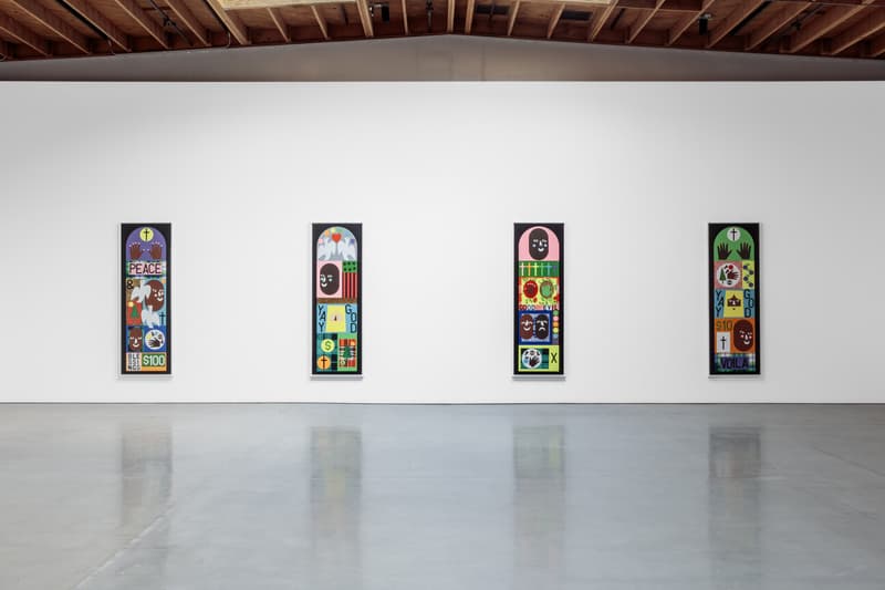 Nina Chanel Abney 'Winging It' Exhibition Jeffrey Deitch Gallery Los Angeles Info