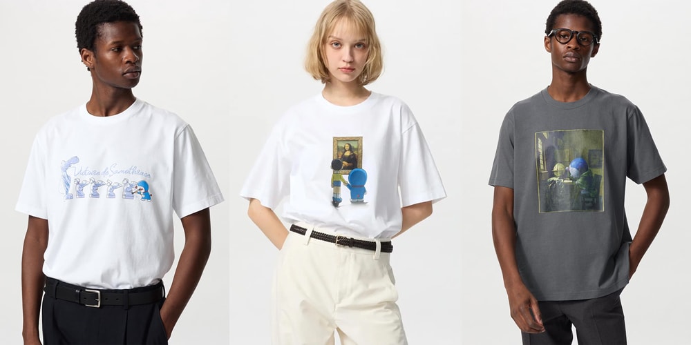 ‘Doraemon’ Takes on the Louvre in New Uniqlo UT Collection