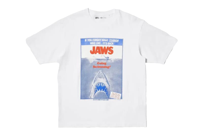 Universal Pictures Uniqlo UT jaws e t casper back to the future Collection Release Info