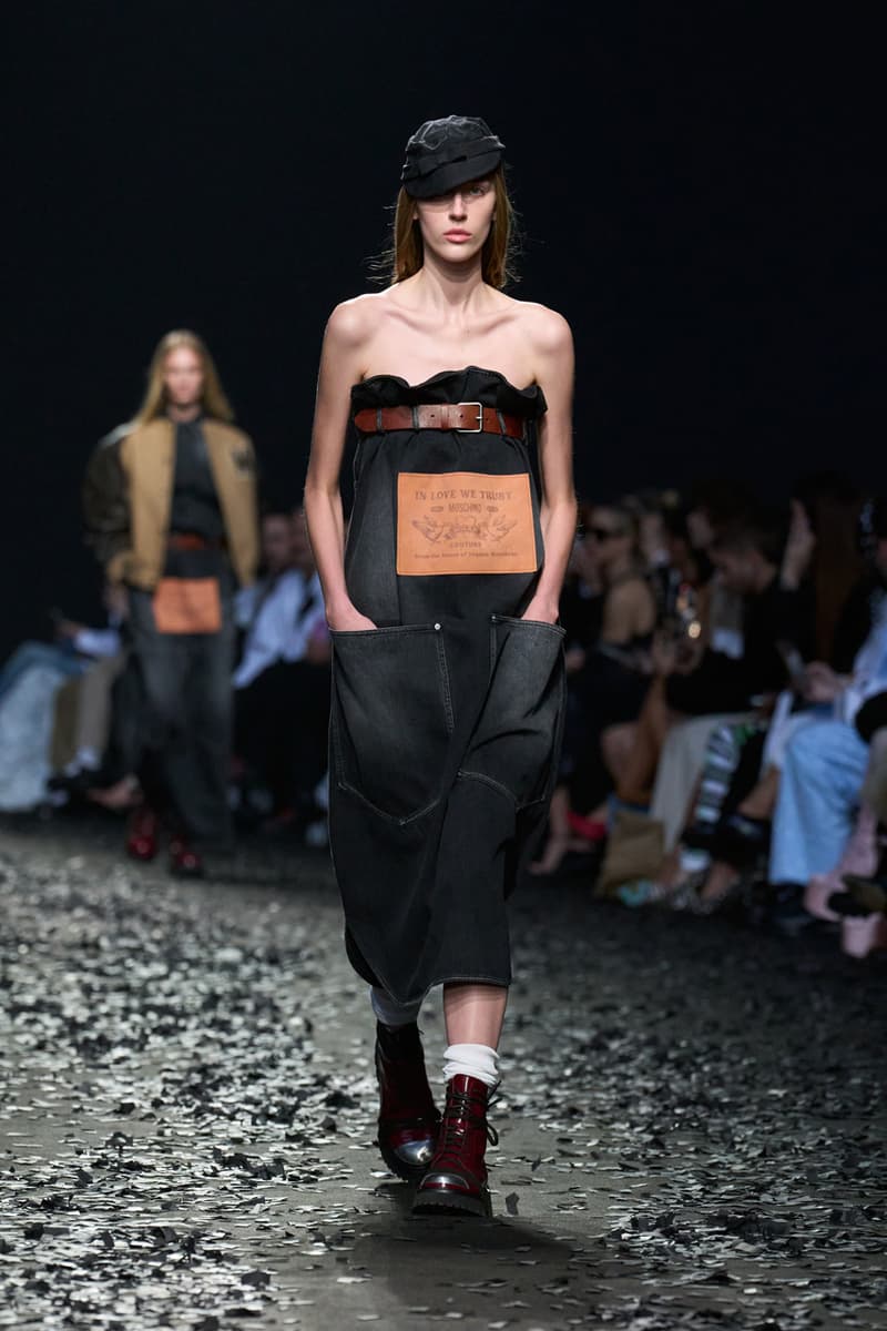 moschino fall winter 2025 runway colllection Adrian Appiolaza