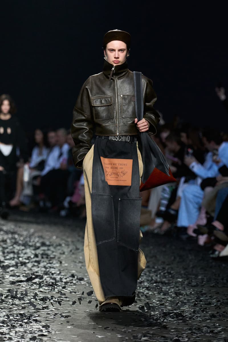 moschino fall winter 2025 runway colllection Adrian Appiolaza