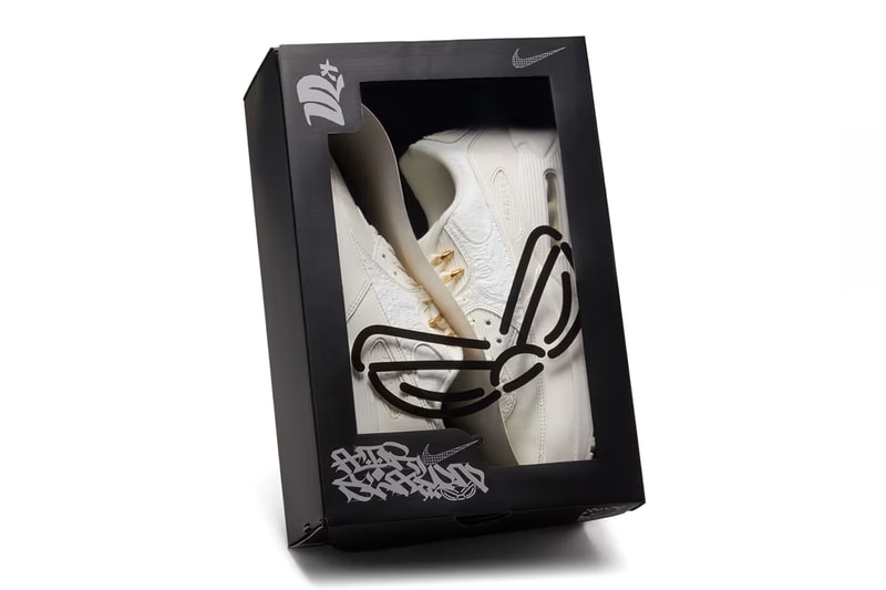 Olaolu Slawn Nike Air Max 90 Collaboration Sneakers Trainers Shoes Fashion Streetwear Artwork London UK Shoreditch Pop-Up