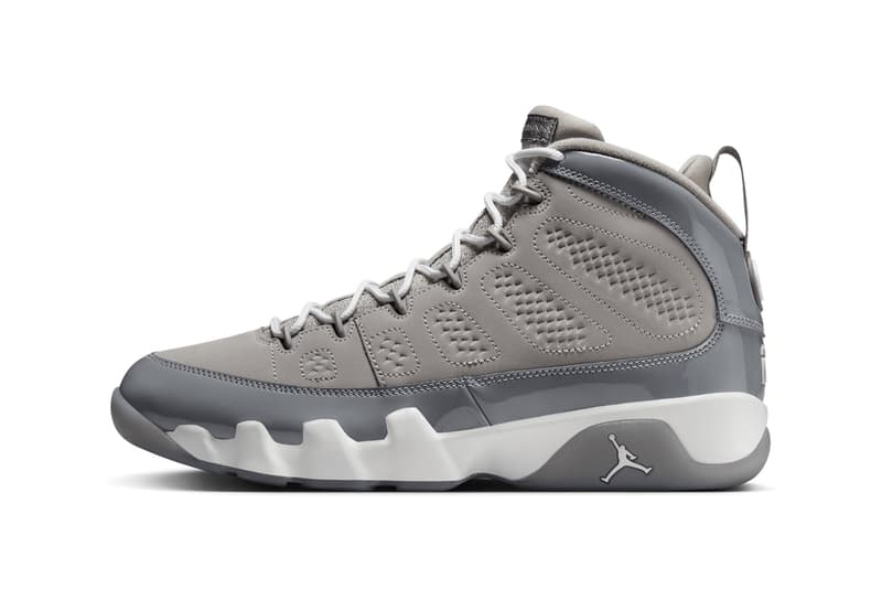 Air Jordan 9 "Cool Grey" To Return Next Year Medium Grey/Cool Grey-White HV4794-011 spring 2025 jordan brand jumpman basketball shoes