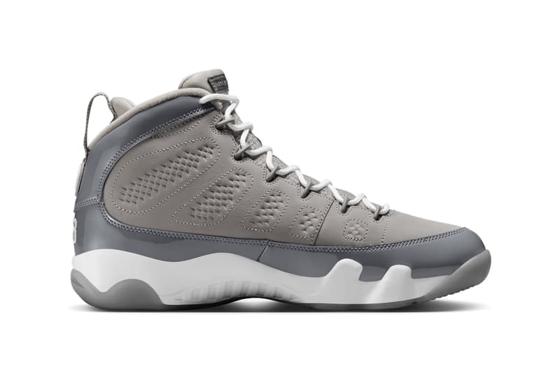 Air Jordan 9 "Cool Grey" To Return Next Year Medium Grey/Cool Grey-White HV4794-011 spring 2025 jordan brand jumpman basketball shoes