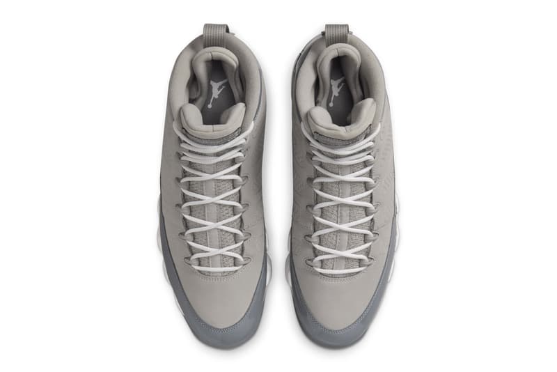 Air Jordan 9 "Cool Grey" To Return Next Year Medium Grey/Cool Grey-White HV4794-011 spring 2025 jordan brand jumpman basketball shoes