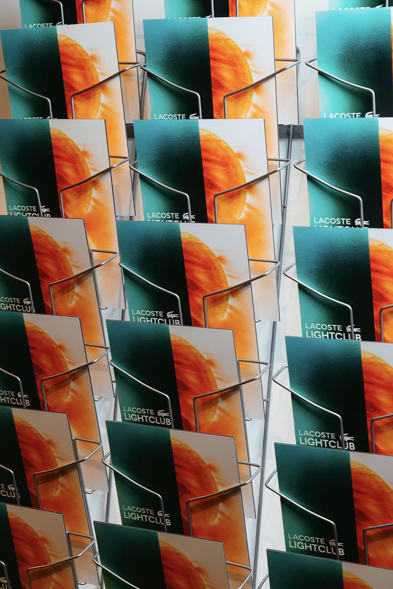 Lacoste LightClub L003 Neo Shot Sneaker launch event Lafayette Anticipations