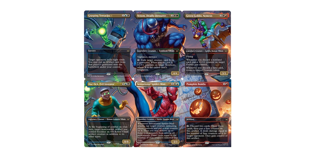 Take a First Look at 'Magic: The Gathering - Marvel's Spider-Man'