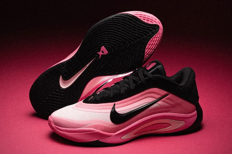 Nike A'One "Black/Hyper Pink" Has an Official Release Date aja wilson swoosh basketball las vegas aces wnba bam adebayo FZ8605-001