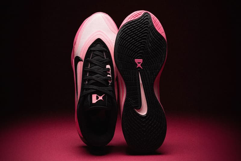 Nike A'One "Black/Hyper Pink" Has an Official Release Date aja wilson swoosh basketball las vegas aces wnba bam adebayo FZ8605-001