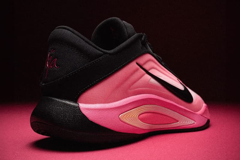 Nike A'One "Black/Hyper Pink" Has an Official Release Date aja wilson swoosh basketball las vegas aces wnba bam adebayo FZ8605-001