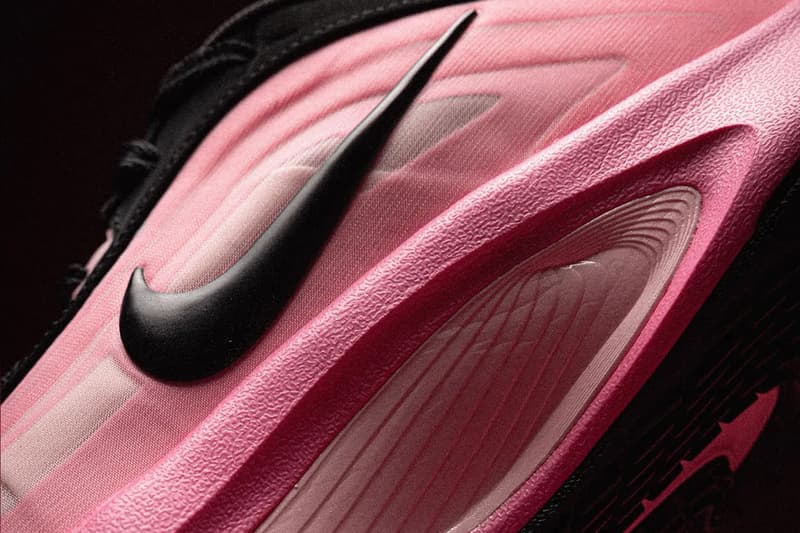 Nike A'One "Black/Hyper Pink" Has an Official Release Date aja wilson swoosh basketball las vegas aces wnba bam adebayo FZ8605-001