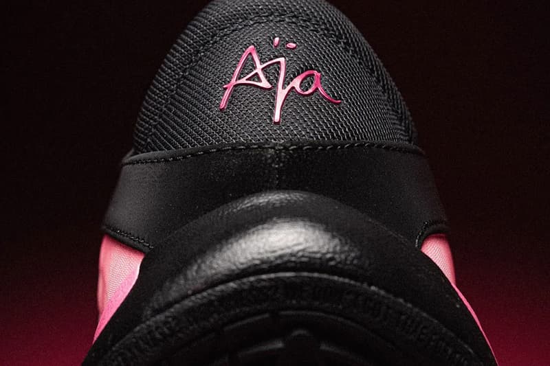 Nike A'One "Black/Hyper Pink" Has an Official Release Date aja wilson swoosh basketball las vegas aces wnba bam adebayo FZ8605-001