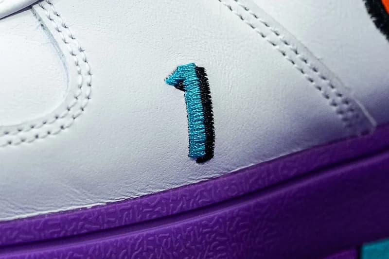 Devin Booker Reveal Flipped Nike Book 1 "1995 All-Star" PE Colorway white orange purple phoenix suns basketball nba game eastern conference team