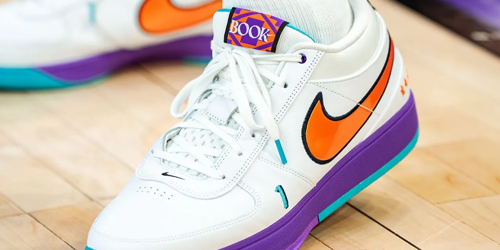 Devin Booker Reveals Alternate Nike Book 1 "1995 All-Star" PE Colorway