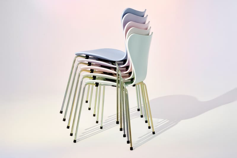 Fritz Hansen Refreshes Ubiquitous Series 7 Chair in "7:14 AM" Palette