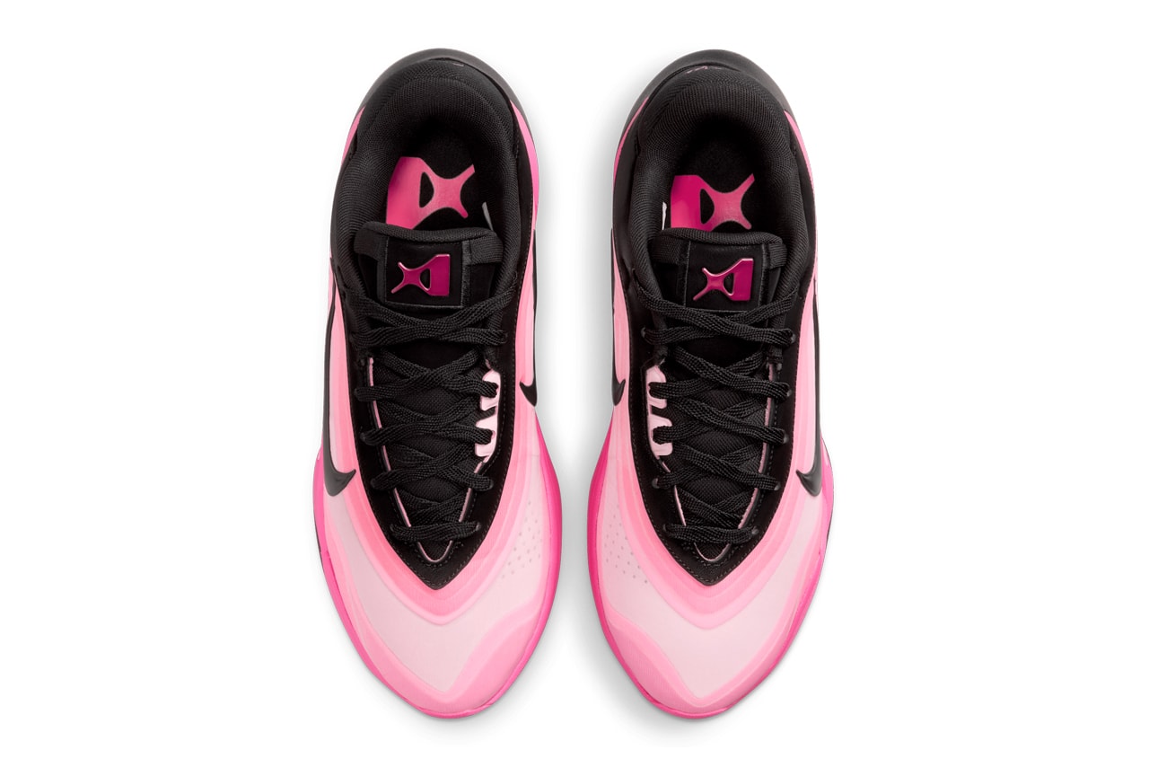 Nike A'One "Black/Hyper Pink" Has an Official Release Date aja wilson swoosh basketball las vegas aces wnba bam adebayo FZ8605-001 leo lights 