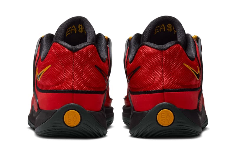 Nike KD 18 "Air Bakin" Has a Spring 2025 Release Date HV1992-600 Fire Red/Black-Amarillo kevin durant phoenix suns swoosh easy money sniper 