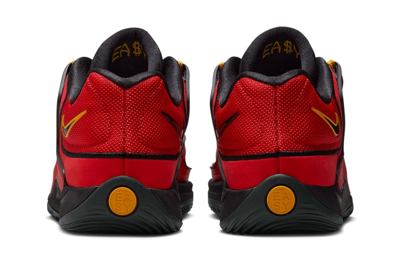 Nike KD 18 "Air Bakin" Has a Spring 2025 Release Date HV1992-600 Fire Red/Black-Amarillo kevin durant phoenix suns swoosh easy money sniper 